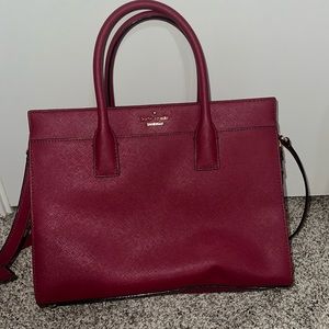 Kate Spade work bag. Fuchsia pink. Gently used just like new.
